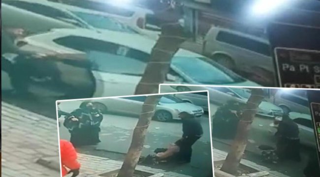 Sultangazi&#039;de şaşkına çeviren anlar! Hırsızı, hareket halindeki otomobilden çekip dışarı çıkardı