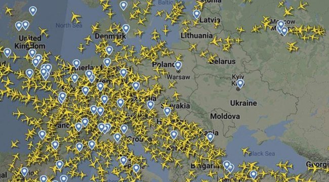 Ukrayna semalarında tek bir uçak yok!