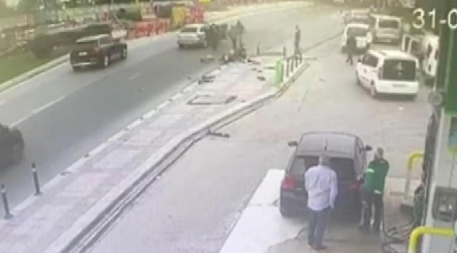 60 bin euroluk gasp! Motokuryeye çarptılar, paraları alıp kaçtılar