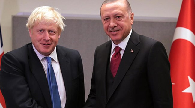 Cumhurbaşkanı Erdoğan, İngiltere Başbakanı Johnson ile bir araya geldi