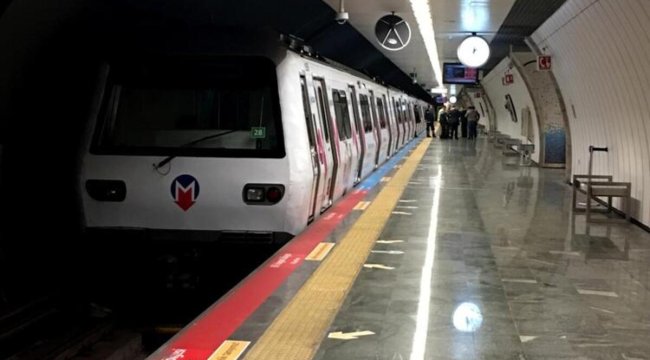 Metro arızası nedeniyle seferler yapılamıyor