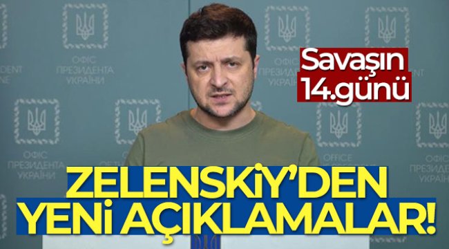 Zelenskiy: &#039;Düşmanı kendi silahlarıyla yeneceğiz&#039;