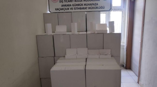 Ankara'da kaçak sigara üreticilerine operasyon!