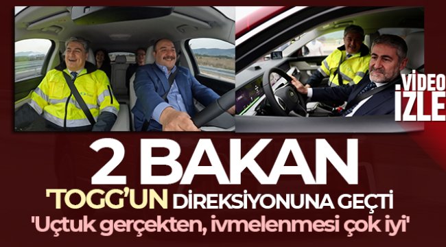Bakan Varank ve Bakan Nebati 'TOGG’un direksiyonuna geçti