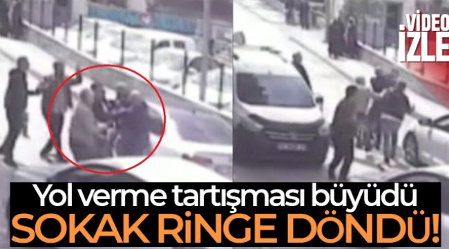 Bursa'da iki sürücü arasında yol verme tartışması izleyenleri hayrete düşüren kavgaya dönüştü