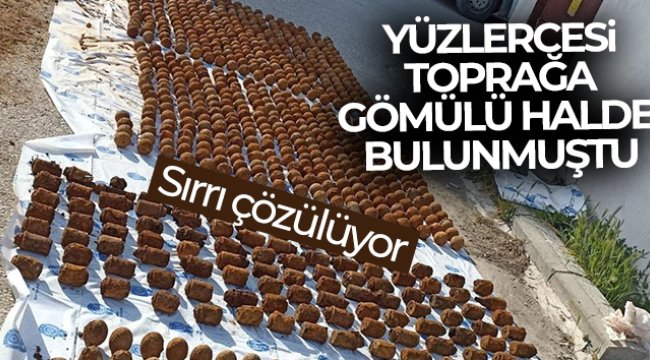 Toprağa gömülü bulunan yüzlerce bombanın sırrı çözülüyor