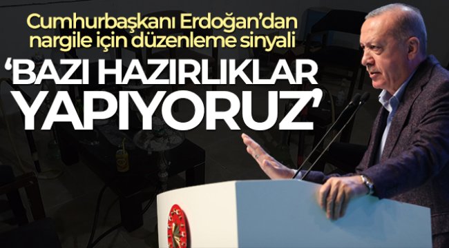 Cumhurbaşkanı Erdoğan: 'Nargile sigaradan daha az zararlı değil'