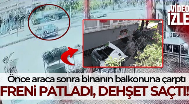 Freni patlayan su tankeri dehşet saçtı