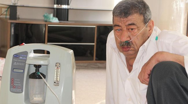 Sigara nedeniyle oksijen makinesine bağımlı kaldı
