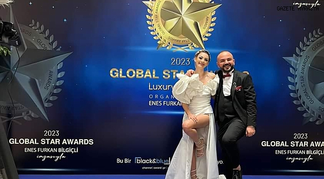ÜNLÜLERİN VAZGEÇİLMEZ MEDYUM DOSTUNA GLOBAL STARDAN ÖDÜL GELDİ