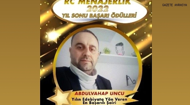 YILIN EDEBİYATA YÖN VEREN EN BAŞARILI ŞAİRİ DUYGULARA TERCÜMAN OLMAYA DEVAM EDİYOR