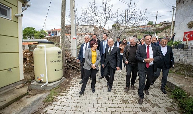 Türkiye'nin yağmur toplayan ilk köyü İzmir'de