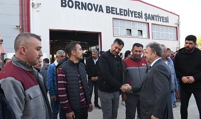 Başkan İduğ mesaiye işçilerle başladı