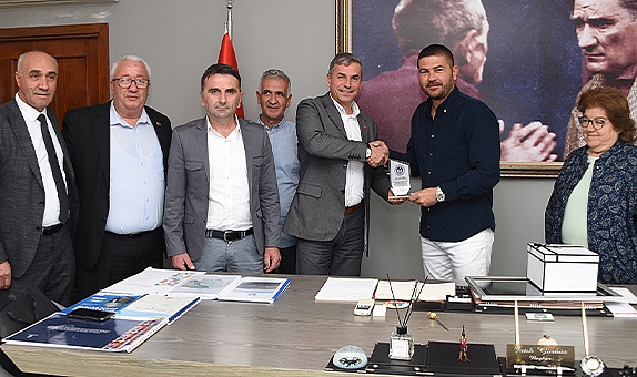 ‘Bosna Hersek Foça’ Başkan Gürbüz’e ziyarette bulundu