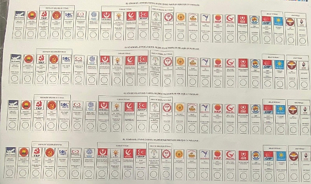 İşte merak edilen oy pusulası! Boyutu şaşırttı