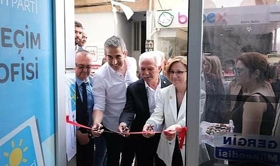 İYİ Parti İzmir 2. Bölge Milletvekili Adayı Dinçer IŞIKTAŞ Bergama seçim bürosunun açılışını gerçekleştirdi
