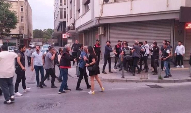 İzmir’de AK Parti’liler ile CHP'liler arasında arbede yaşandı!