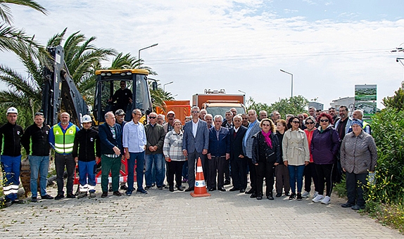 Karaburun’da 2 bin 300 konutluk site İZSU abonesi oluyor