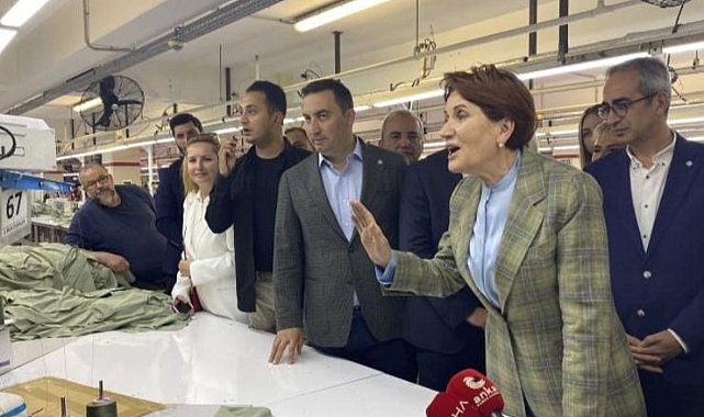 Meral Akşener, fabrika işçilerine seslendi: Helal oylarınızla bu iktidarı değiştirmenizi istiyorum