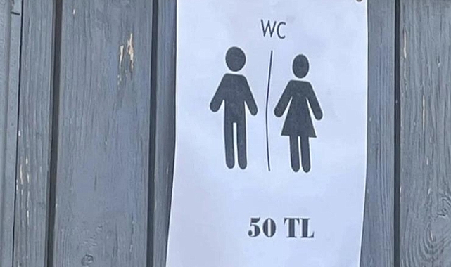 Çeşme’de 50 liralık tuvalet ücreti pes dedirtti!