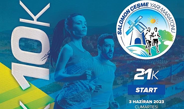 Çeşme’de, Salomon Çeşme Yarı Maratonu rüzgârı esecek