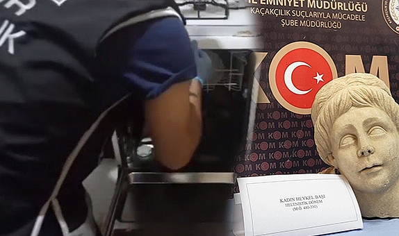 İzmir’de olay! Bulaşık makinesinden tarihi eser çıktı