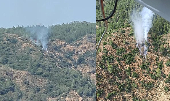 Marmaris’te orman yangını!