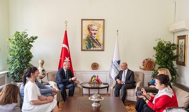 Soyer Ukrayna’nın İstanbul Başkonsolosu Nedilskyi’i ağırladı