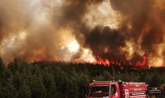 Kınık'taki orman yangını kontrol altına alındı