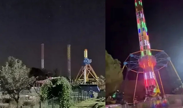 İzmir'deki lunapark kazası kamerada! 6 kişi yaralanmıştı