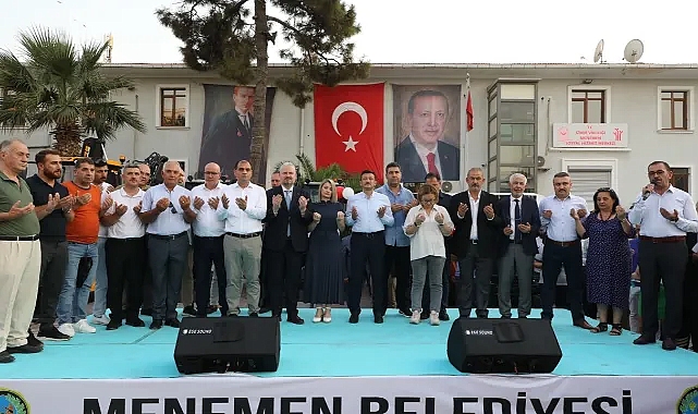Menemen’e dev filo! AK Partili Dağ’dan CHP’ye eleştiri: Örnek alsınlar!