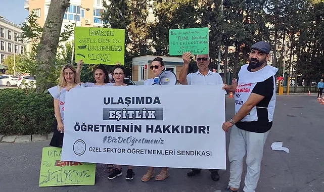 Özel sektör öğretmenleri indirimli ulaşım kartı istedi!