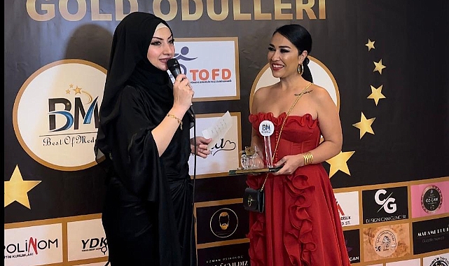 İzmir'i Güzelleştiren Sibel Demirel Best of Medya Ödül Gecesine de Değer Kattı