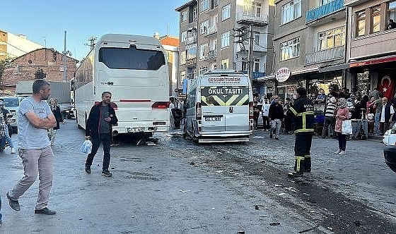 Kütahya'da freni boşalan otobüs dehşet saçtı: 3 yaralı