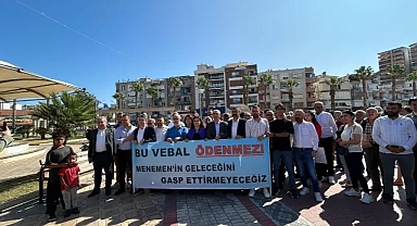 CHP Menemen’den ‘satış’ tepkisi! Hep birlikte belediye önüne yürüdüler!