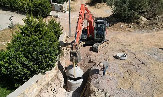 Foça’nın altyapı ağı genişliyor
