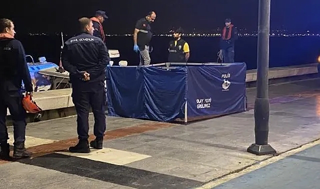 İzmir'de, denizde ayaklarına bidon bağlanmış erkek cesedi bulundu