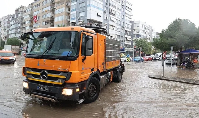 İzmir’de metrekareye 58,5 kilogram yağış düştü