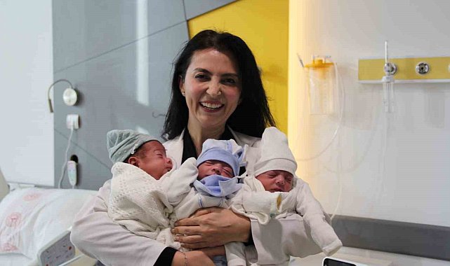 12 yıllık bebek özleminin ardından tüp bebekle üçüz sahibi oldular