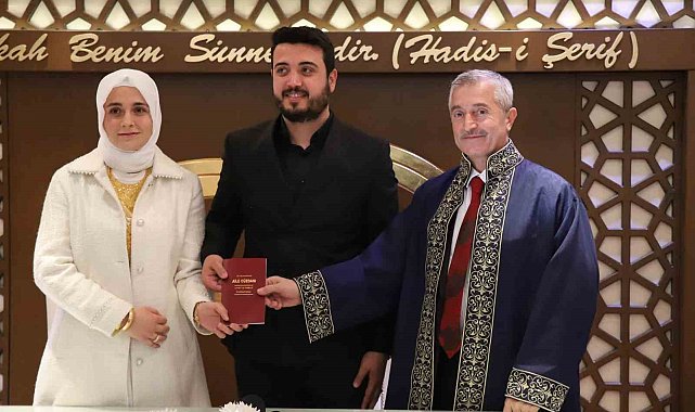 2023 yılının nikah rekoru Şahinbey'de