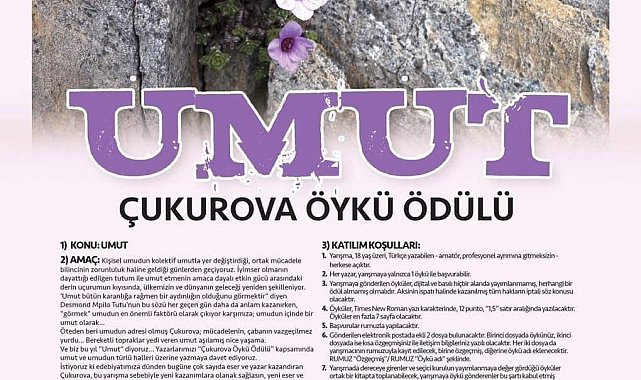 'Çukurova Öykü Ödülü' sahiplerini buldu