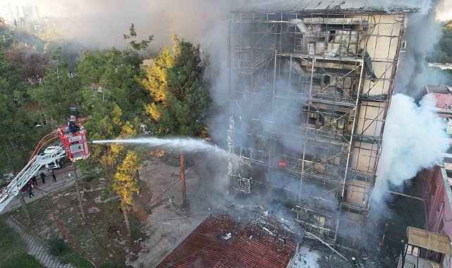 Adana'da hastane yangınında 2 küçük kız çocuğu gözaltına alındı