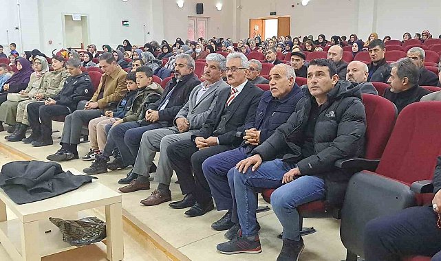 Adilcevaz'da "Kanayan Yaramız Filistin" programı düzenlendi