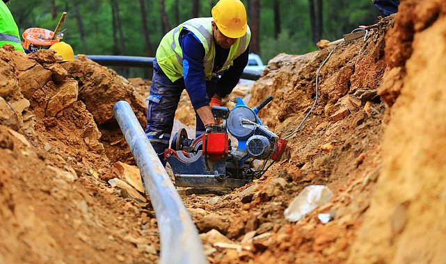 Akgedik Barajından Bodrum'a su akışı başladı