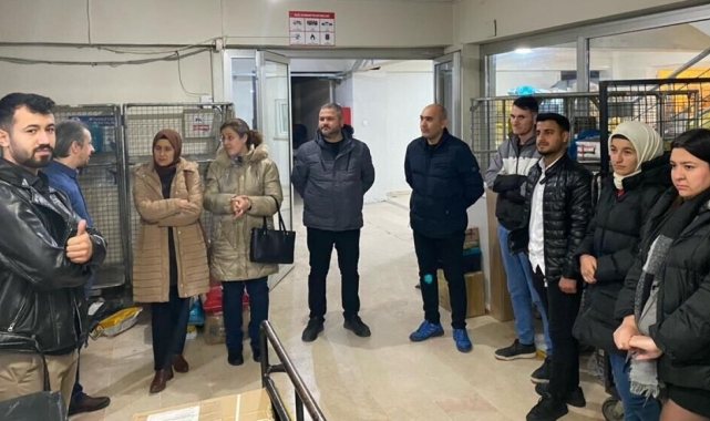 Altıntaş MYO Posta Hizmetleri programı öğrencilerine yönelik teknik gezi