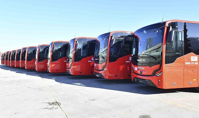 Ankara Büyükşehir'den Esenboğa'ya bagaj tasarımlı yeni EGO otobüsleri