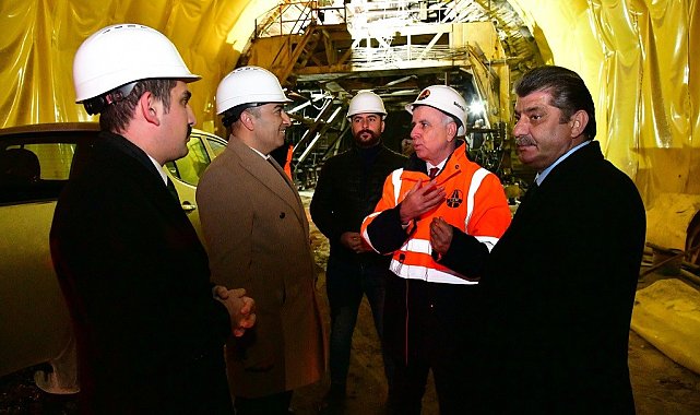 Ardahan Valisi Hayrettin Çiçek, Aşıkşenlik tünelinde incelemelerde bulundu