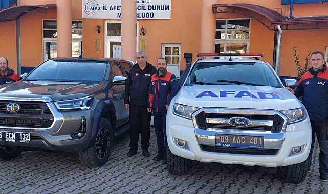 Aydın AFAD'a yeni arazi aracı