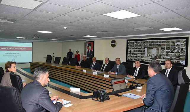 Aydın'da 'Evde Sağlık Hizmetleri İl Değerlendirme Komisyon Toplantısı' gerçekleştirildi