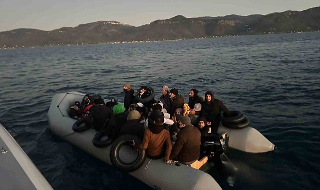 Ayvacık açıklarında 116 kaçak göçmen yakalandı